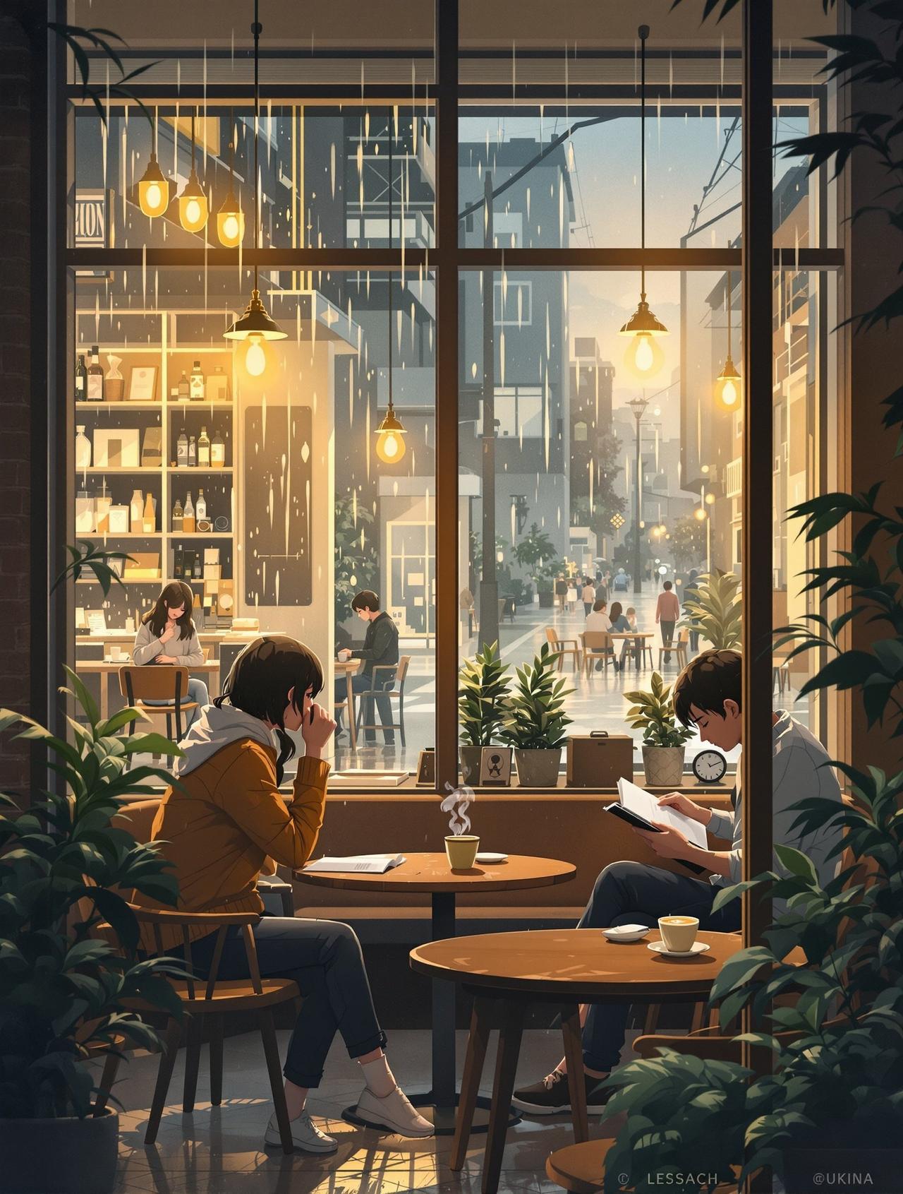 免费短剧 - 雨天的咖啡店