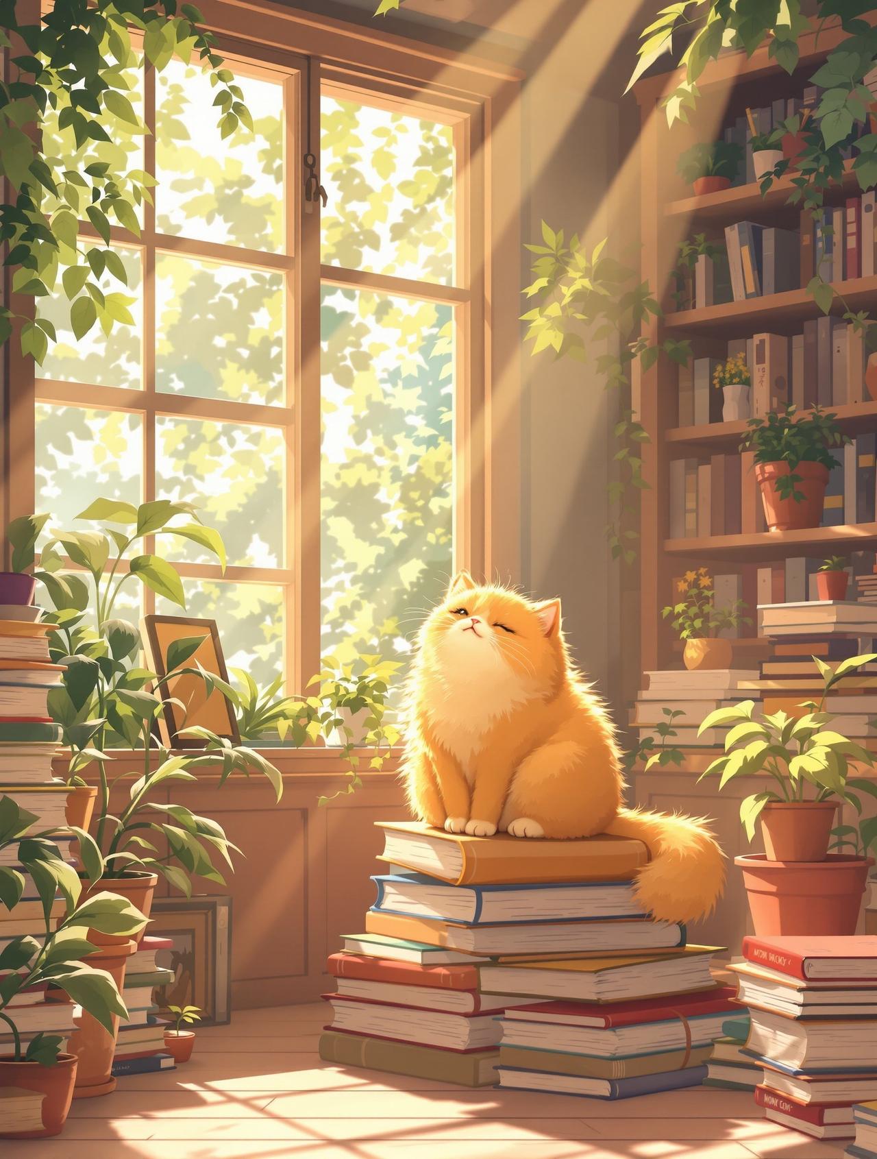 免费短剧 - 夏日的猫与旧书屋